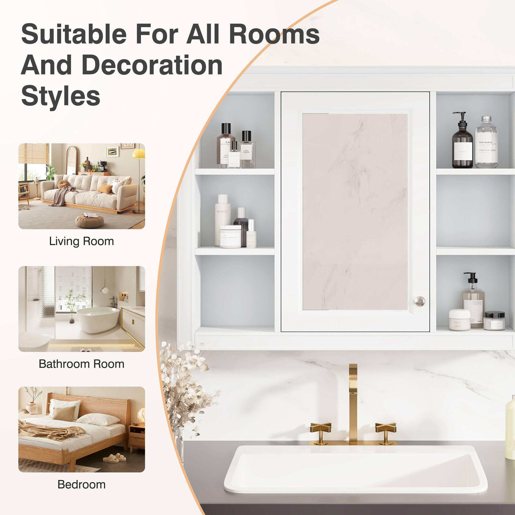 Suitable For All Rooms And Decoration Styles

Living Room

Bathroom Room

Bedroom
