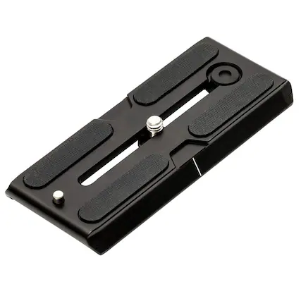 Front. Benro - Benro Quick Release Plate for S6PRO Video Head.