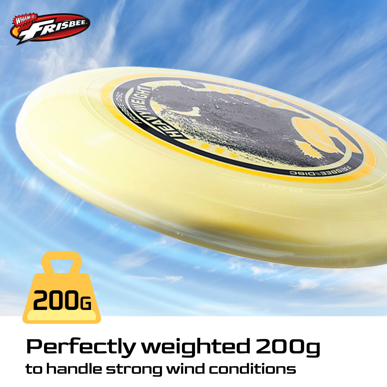 WHAM-O FRISBEE

Perfectly weighted 200g to handle strong wind conditions