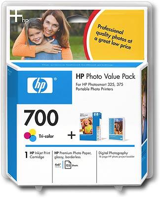Front Standard. Hewlett-Packard - 700 Photo Value Pack.