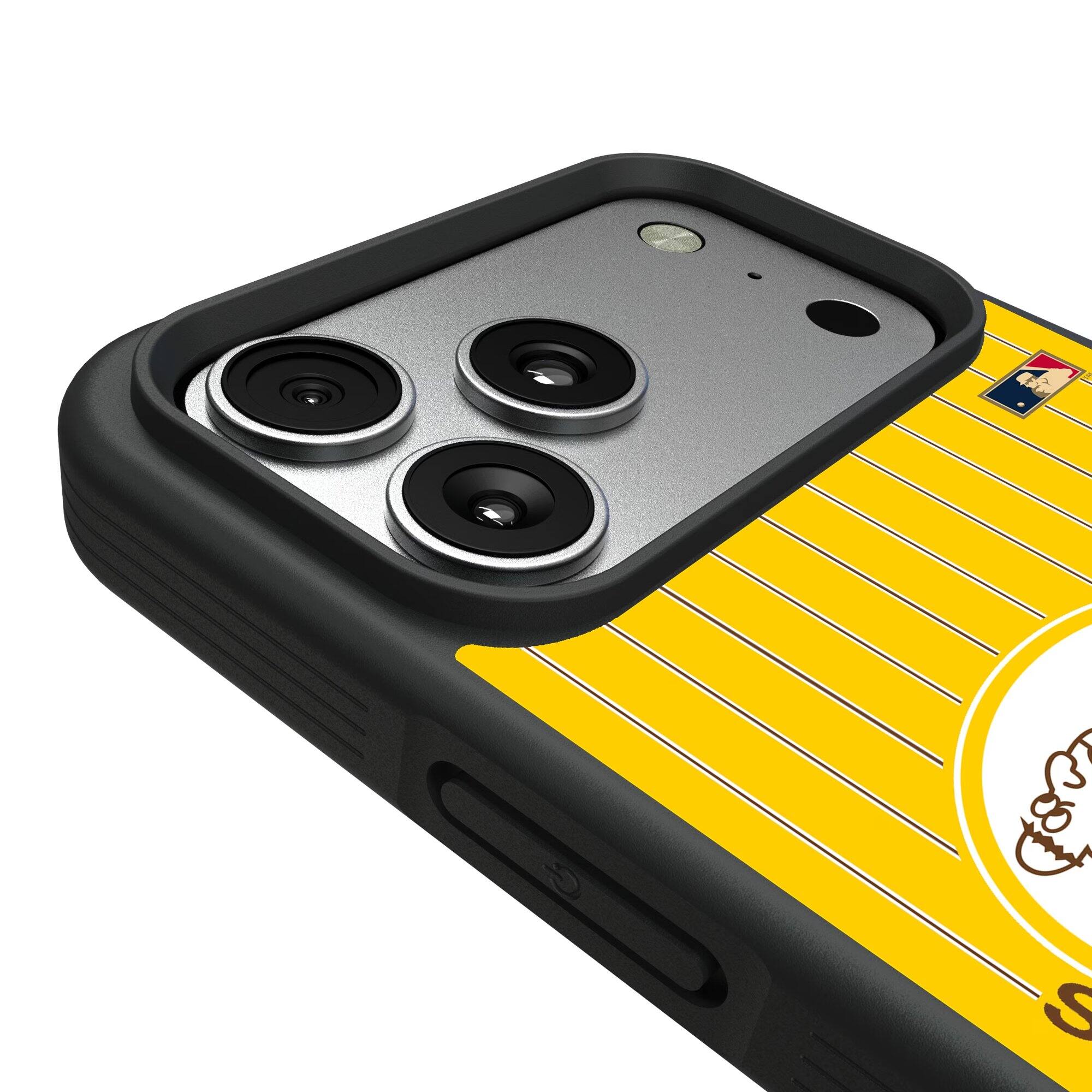 Alt View 2. Keyscaper - San Diego Padres Cooperstown iPhone Bump Case - 16 Plus - Multicolor.