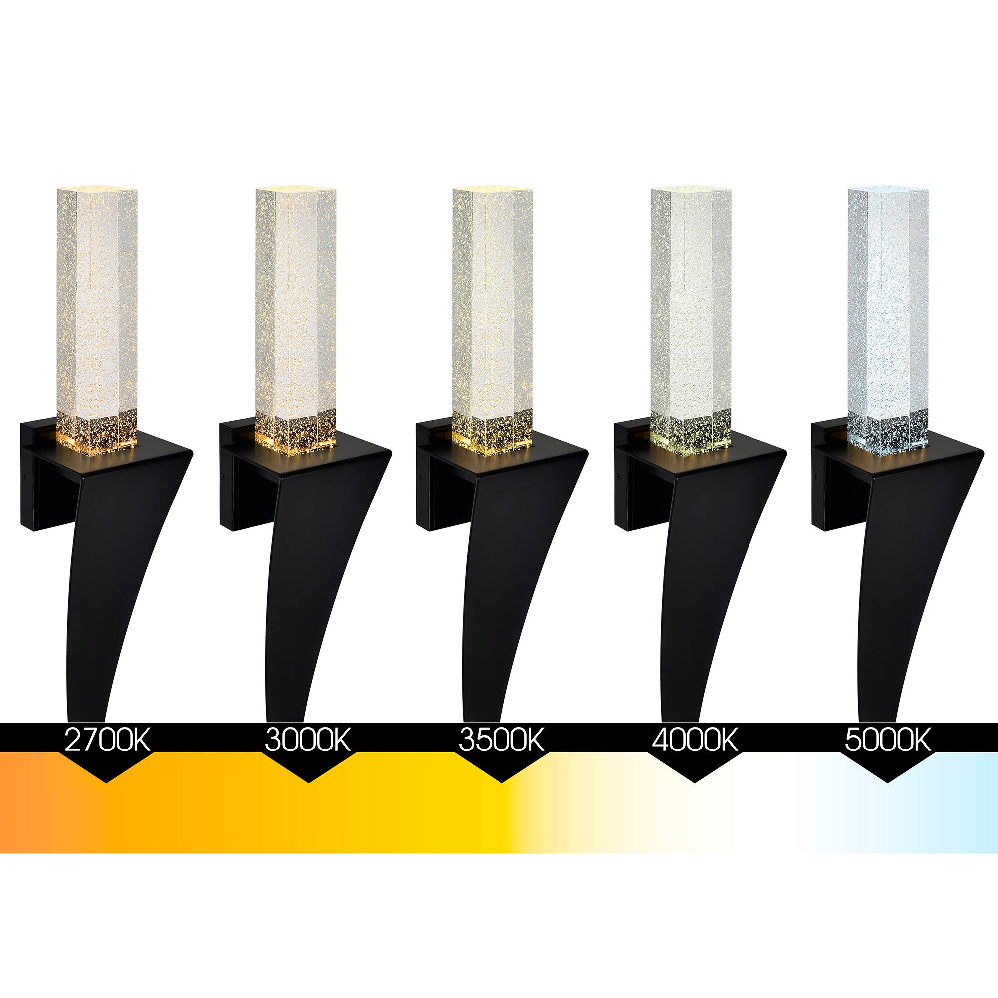 2700K 3000K 3500K 4000K 5000K