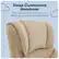 Alt View 13. Serta - Hannah Upholstered Executive Office Chair with Headrest Pillow - Soft Plush - Beige.