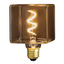 GE - Globe Electric Decorative E26 (Medium) LED Bulb Clear 4 Watt Equivalence 1 pk