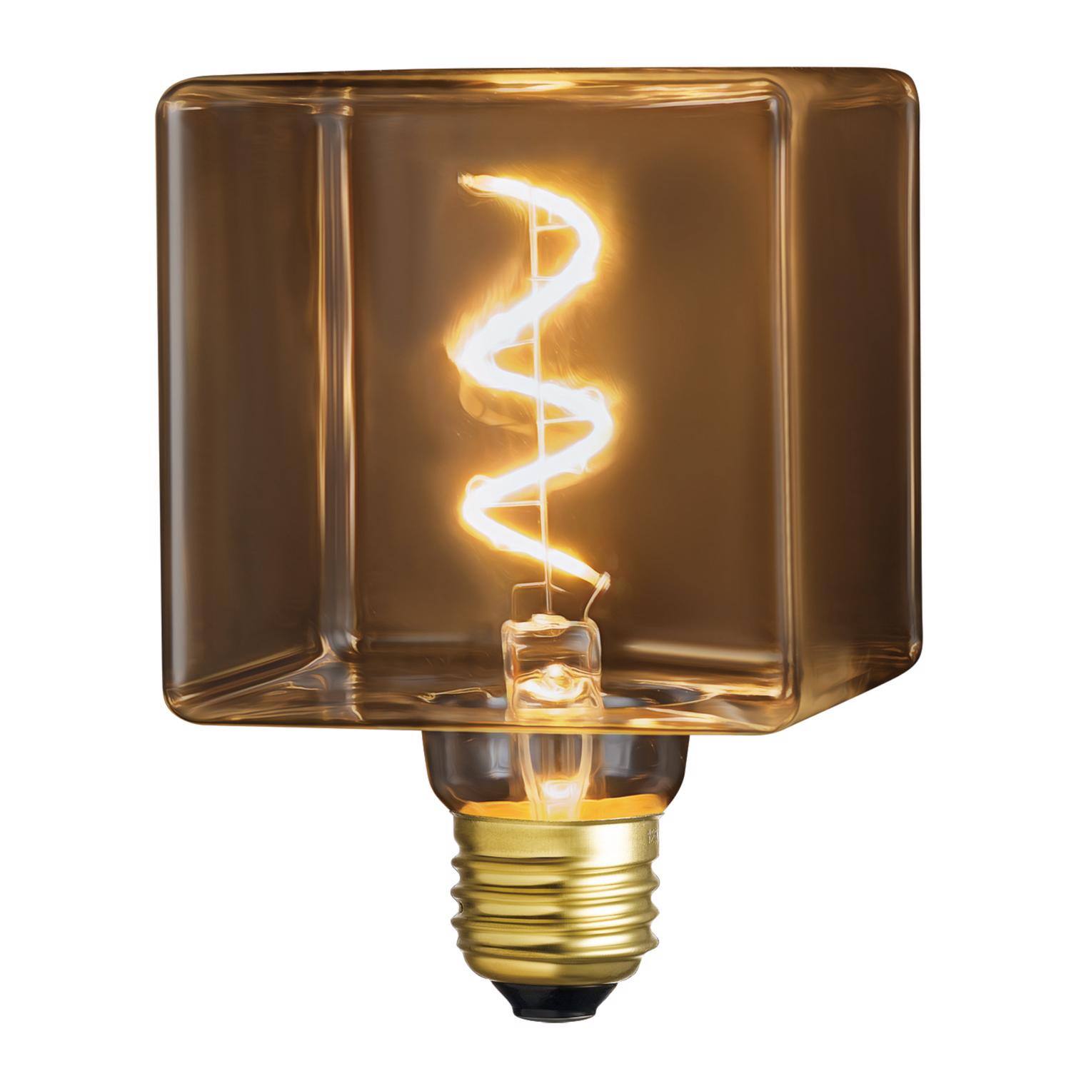 Front. GE - Globe Electric Decorative E26 (Medium) LED Bulb Clear 4 Watt Equivalence 1 pk.