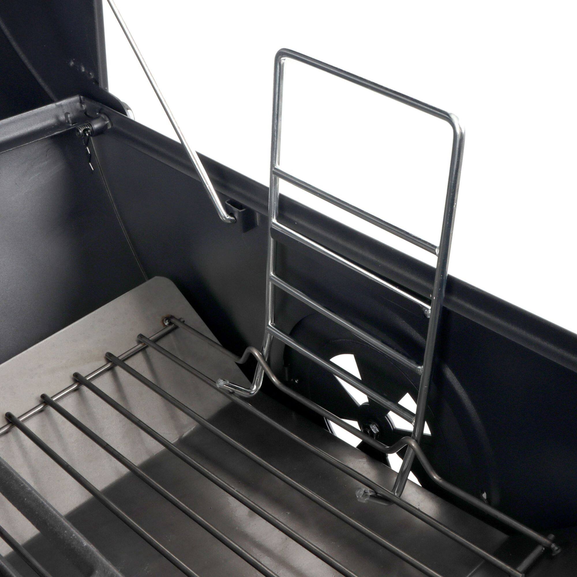 Alt View 8. Grill Boss - Grill Boss 30" Charcoal Barrel Grill, Adjustable Grate Large Cooking Area, Black - Black.