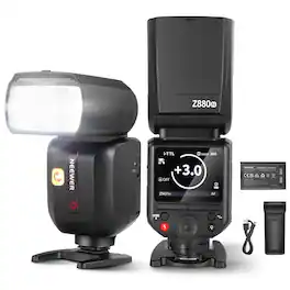 Neewer - Z880-N i-TTL Flash for Nikon, 76Ws, HSS, 3000mAh, Upgraded UI