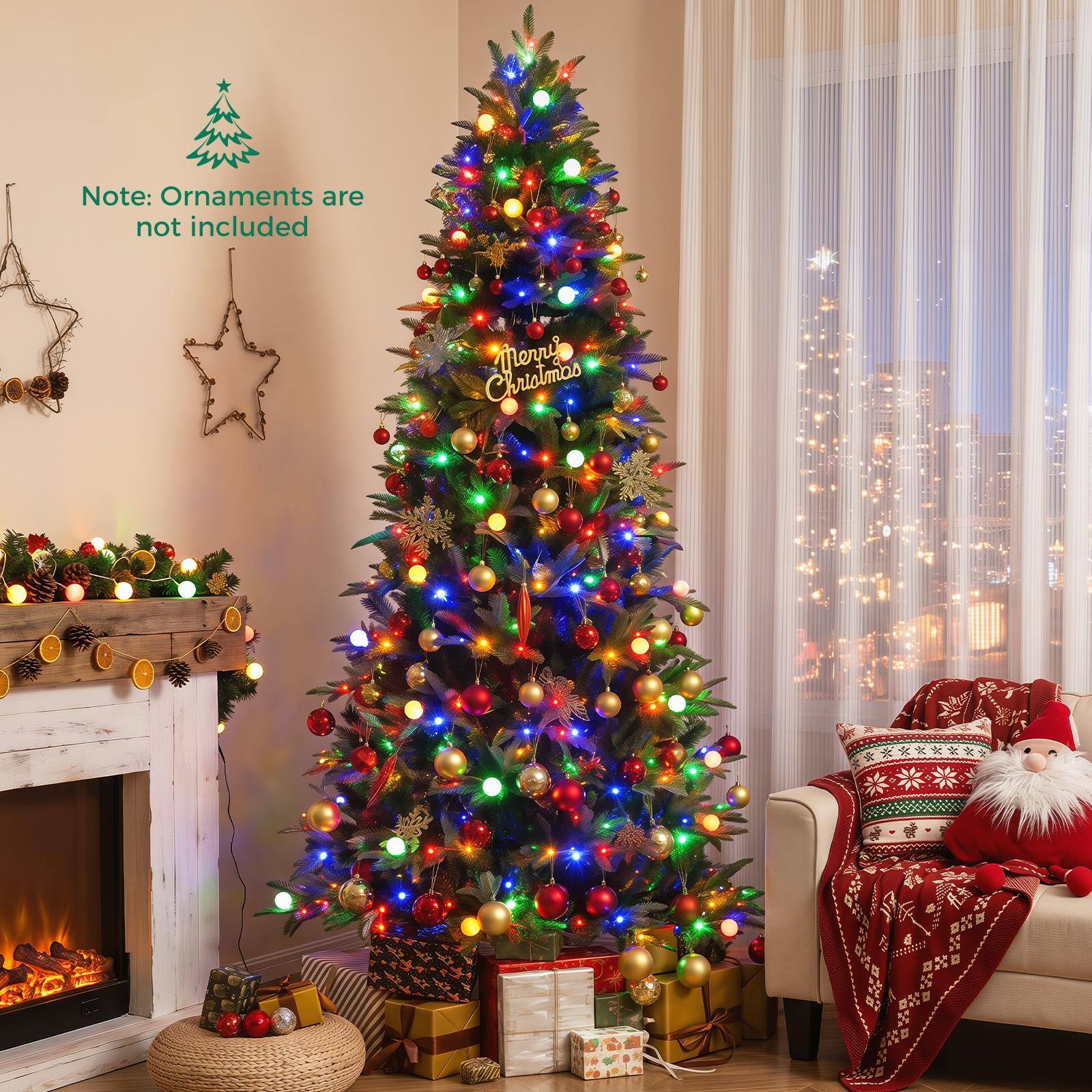Note: Ornaments are not included
