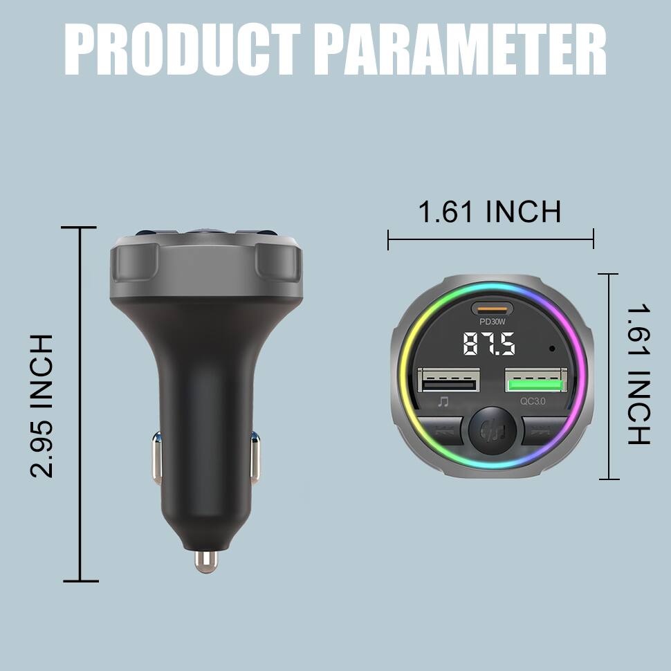 PRODUCT PARAMETER

- 2.95 INCH
- 1.61 INCH
- PD30W
- 81.5
- QC3.0
- 1.61 INCH