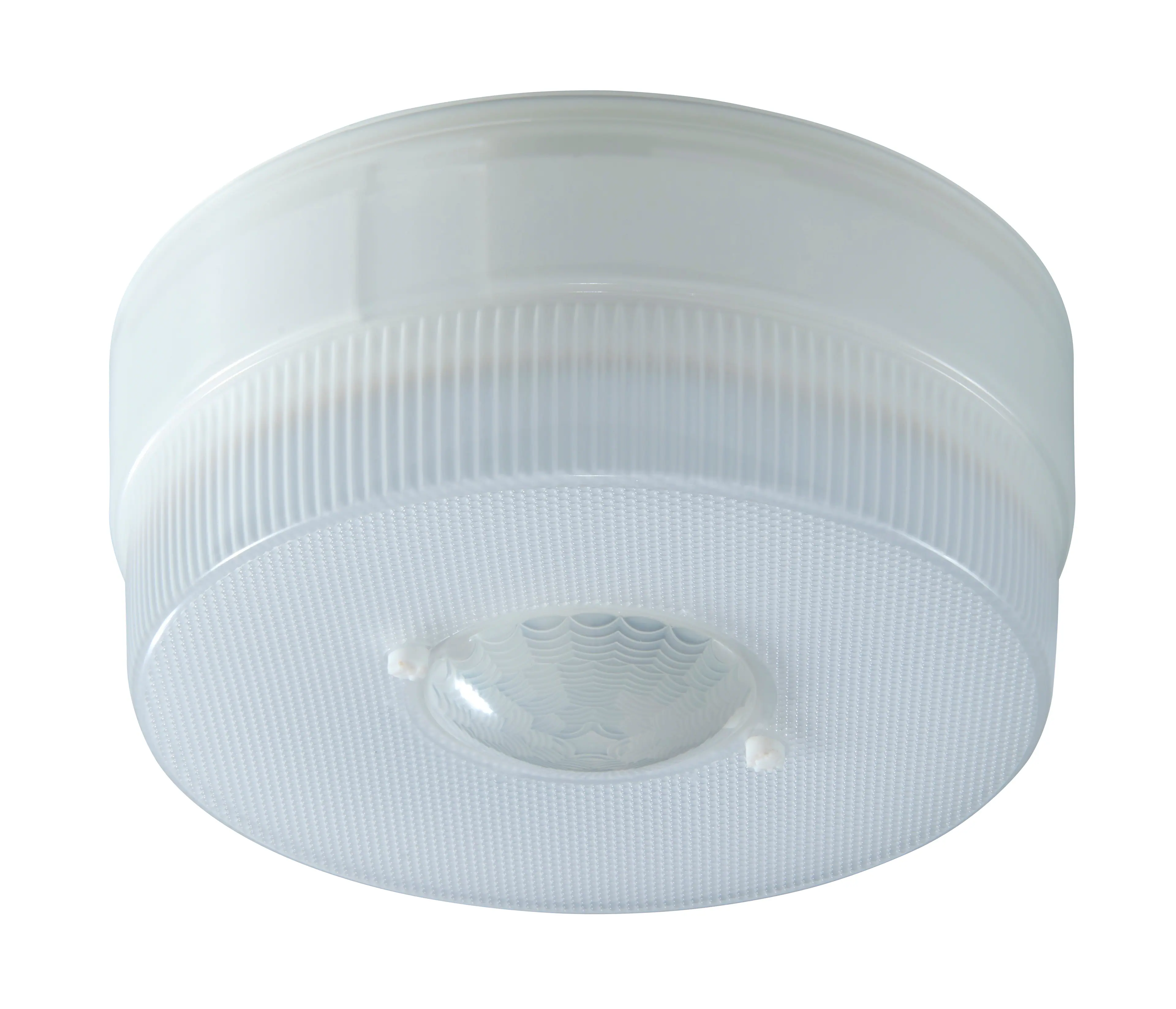 Front. IQ America - IQA Battery Powered Motion Activated Ceiling Light 6in 800 Lumens Indoor Outdoor Eaves Sheds Closets Attic - White.