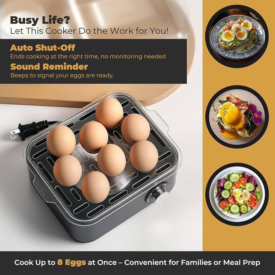 Beep Cooking ACJPR Stainless Steel Cooker with Auto Shut Off – Black zdq-806 - Best Buy