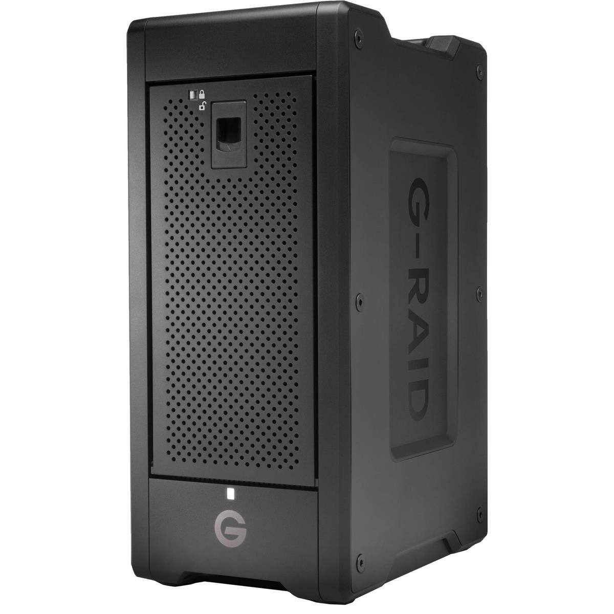 Alt View 2. WD - WD G-RAID Shuttle 8-Bay Thunderbolt 3 and USB-C RAID Array with 192TB (8x 24TB) Removable HDD, Bundle with iM2500 Storm.