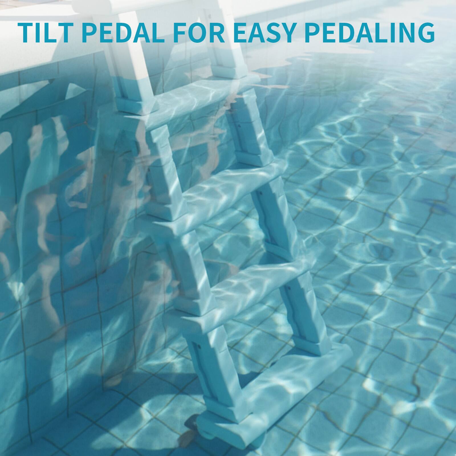 TILT PEDAL FOR EASY PEDALING