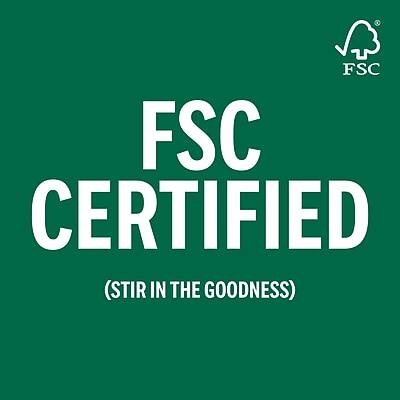 FSC CERTIFIED  
(STIR IN THE GOODNESS)