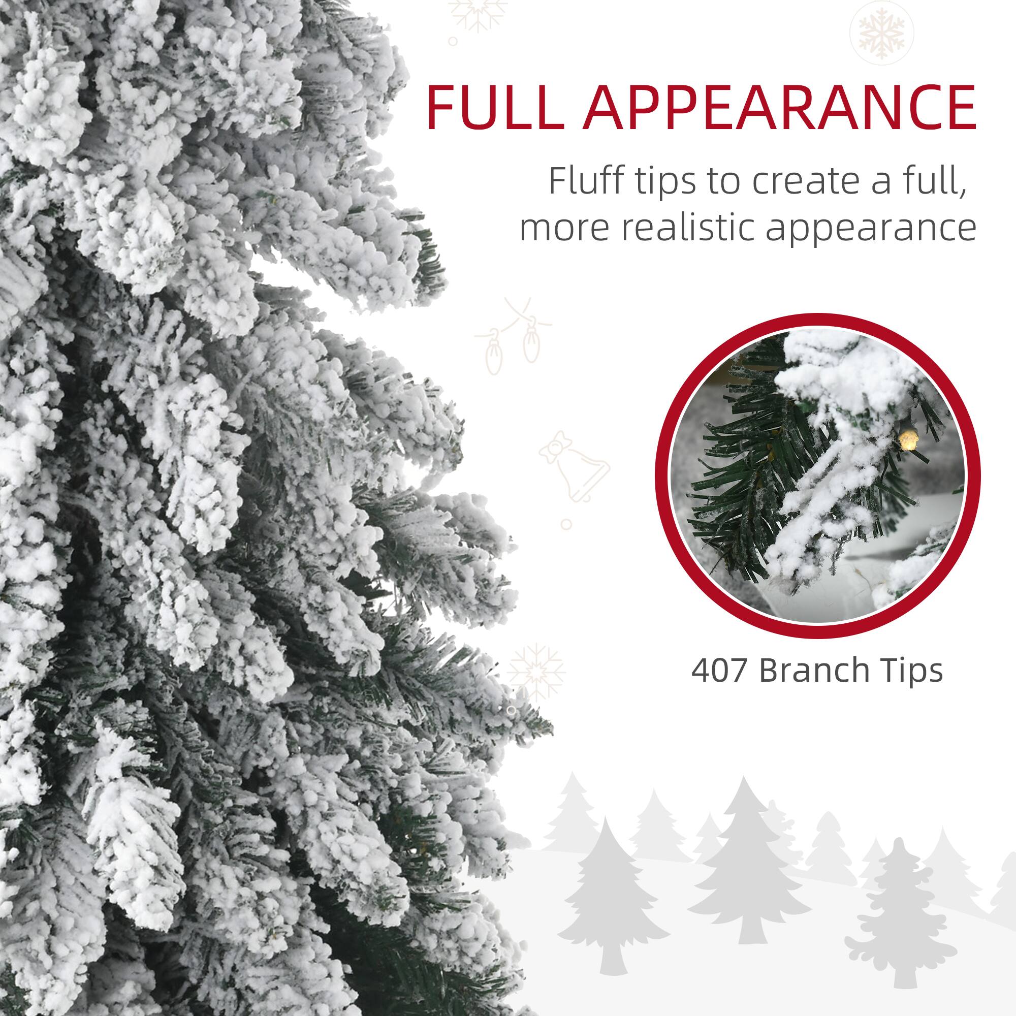 FULL APPEARANCE

Fluff tips to create a full, more realistic appearance

407 Branch Tips