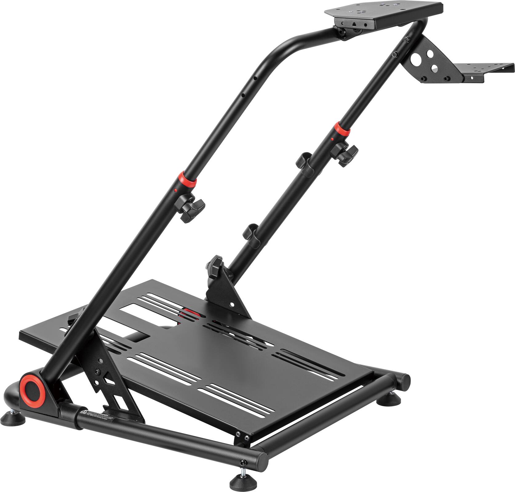 Back. ACGAM - Folding Racing Steering Wheel Stand, Gear Shifter Mount for Logitech G25 G27 G29 G920 G923/Thrustmaster T500RS TX F458 - Black.