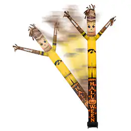 Sporticulture - Iowa Hawkeyes Halloween Scarecrow Inflatable Crazy Sports Fan - Yellow