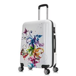 InUSA - Prints lightweight hardside Spinner Luggage 24" - FUSION