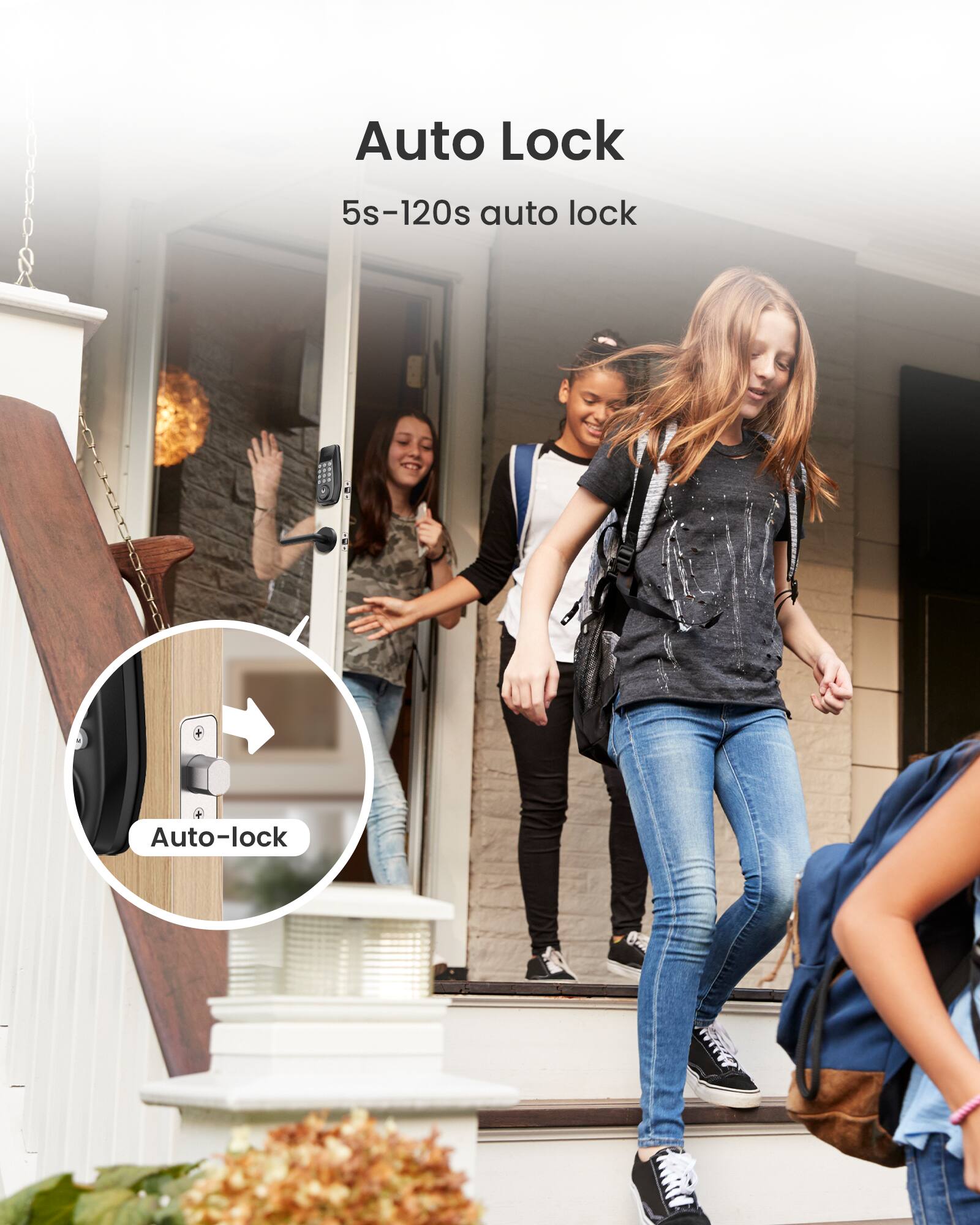 Auto Lock  
5s-120s auto lock  
Auto-lock
