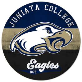 Jardine - Juniata Eagles 20'' x 20'' Retro Logo Circle Sign - Navy