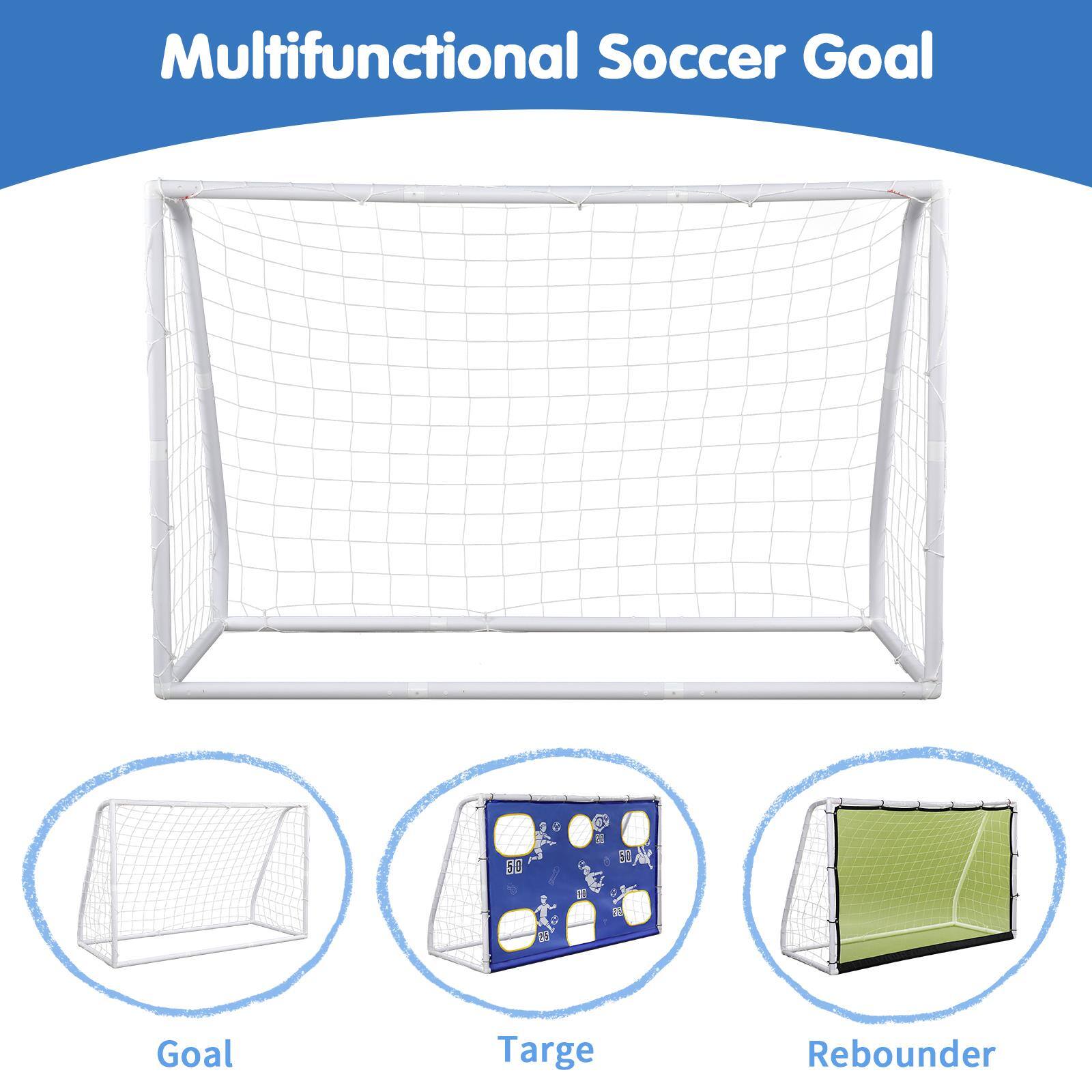 Multifunctional Soccer Goal

50
60

Goal
Target
Rebounder