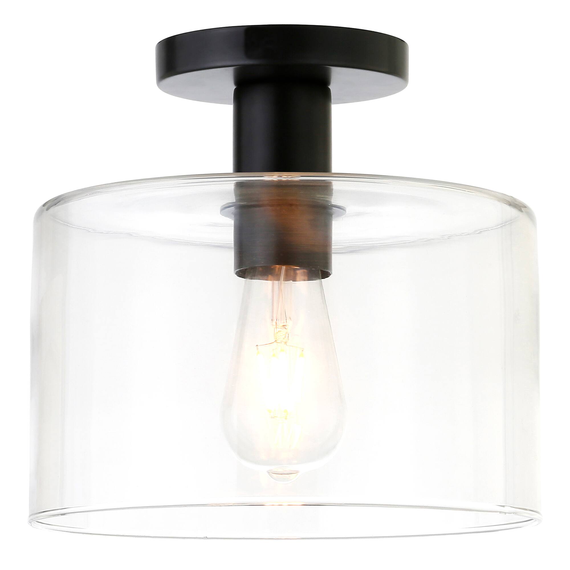 Alt View 19. Camden&Wells - Henri Semi Flush Mount Light - Matte Black.