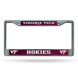 Rico Industries - Virginia Tech Hokies Chrome Metal License Plate Frame - Multi