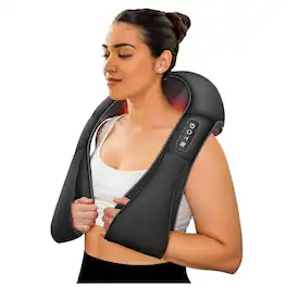 DORLUKFU - Shiatsu Neck and Shoulder Massager,2025 Christmas Gifts for Mom Dad,White Elephant Gifts for Adults,Deep Kneading