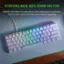 Streamlined, 60% form factor: Ideal for minimalist or smaller setups where desk space is a premium; built for travel and comfortable positioning during gaming.