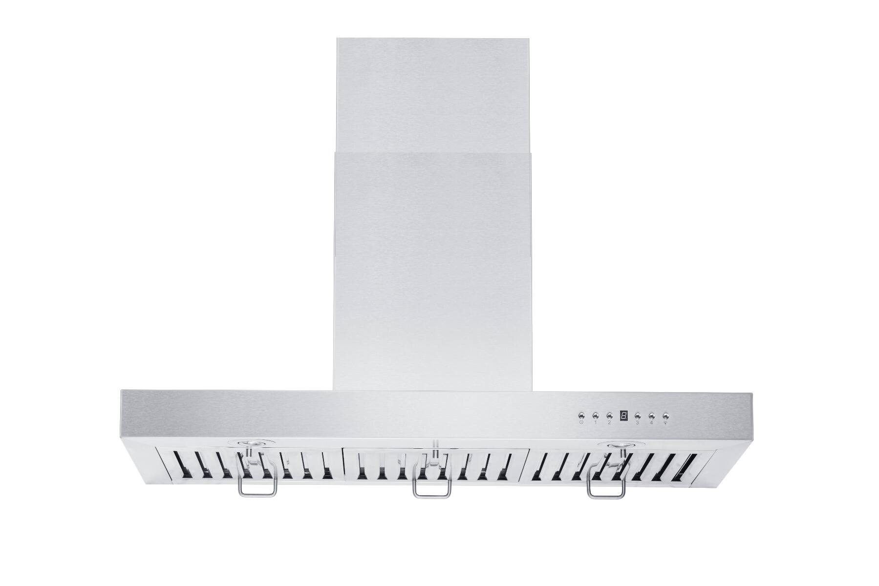 Alt View 13. ZLINE - ZLINE 42 in. Convertible Vent Wall Mount Range Hood in Stainless Steel (KE-42) - Stainless steel.