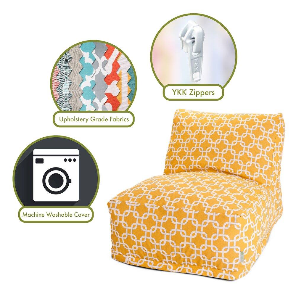 - Upholstery Grade Fabrics
- YKK Zippers
- Machine Washable Cover