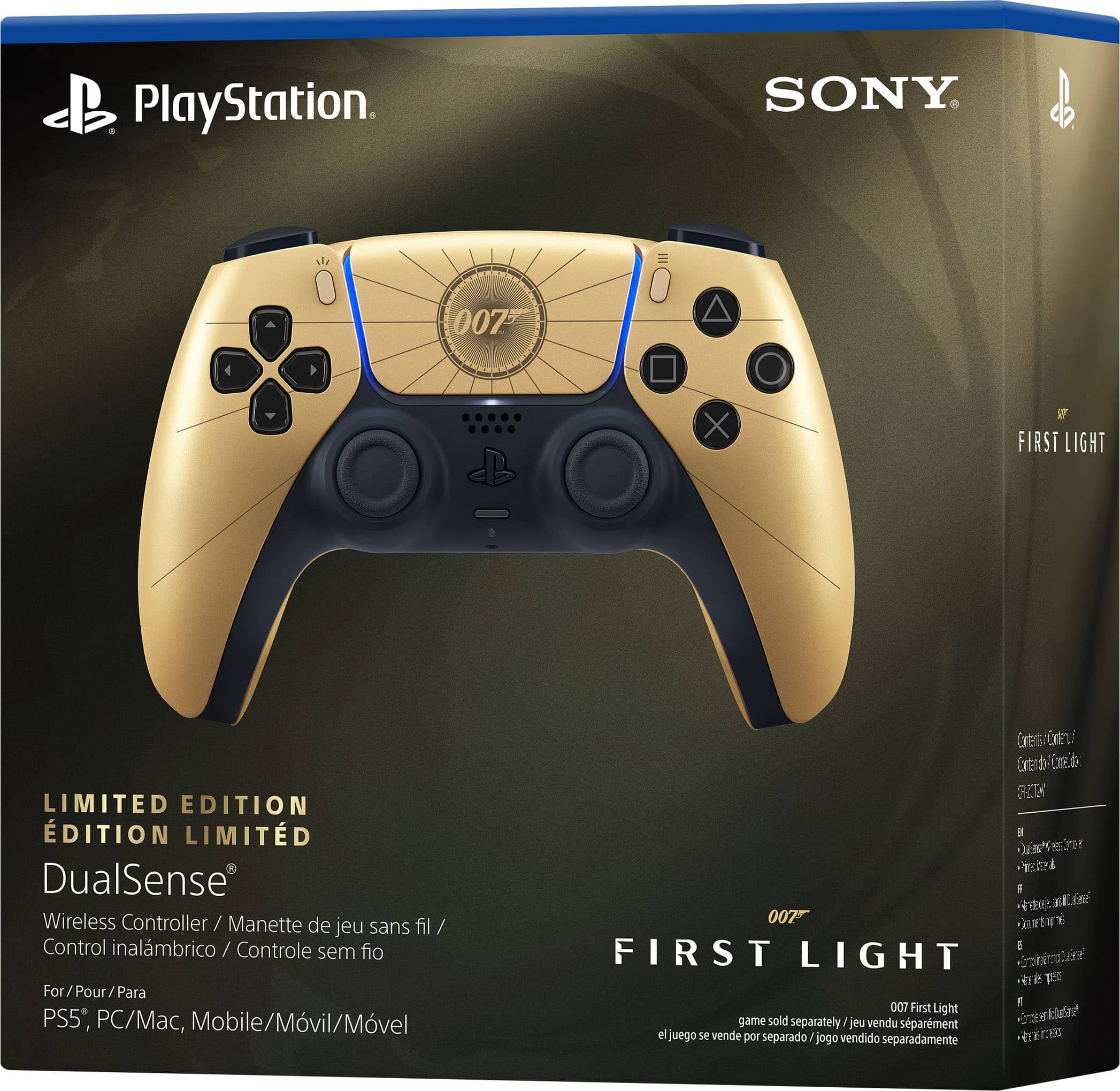 PS5 デュアルセンス スノーホワイト007 Sony DualSense Wireless Controller for PlayStation 5 - 007 First
