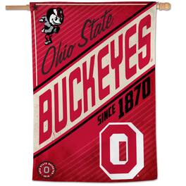 WinCraft - Ohio State Buckeyes 28" x 40" Since 1870 Single-Sided Vertical Banner - Multicolor