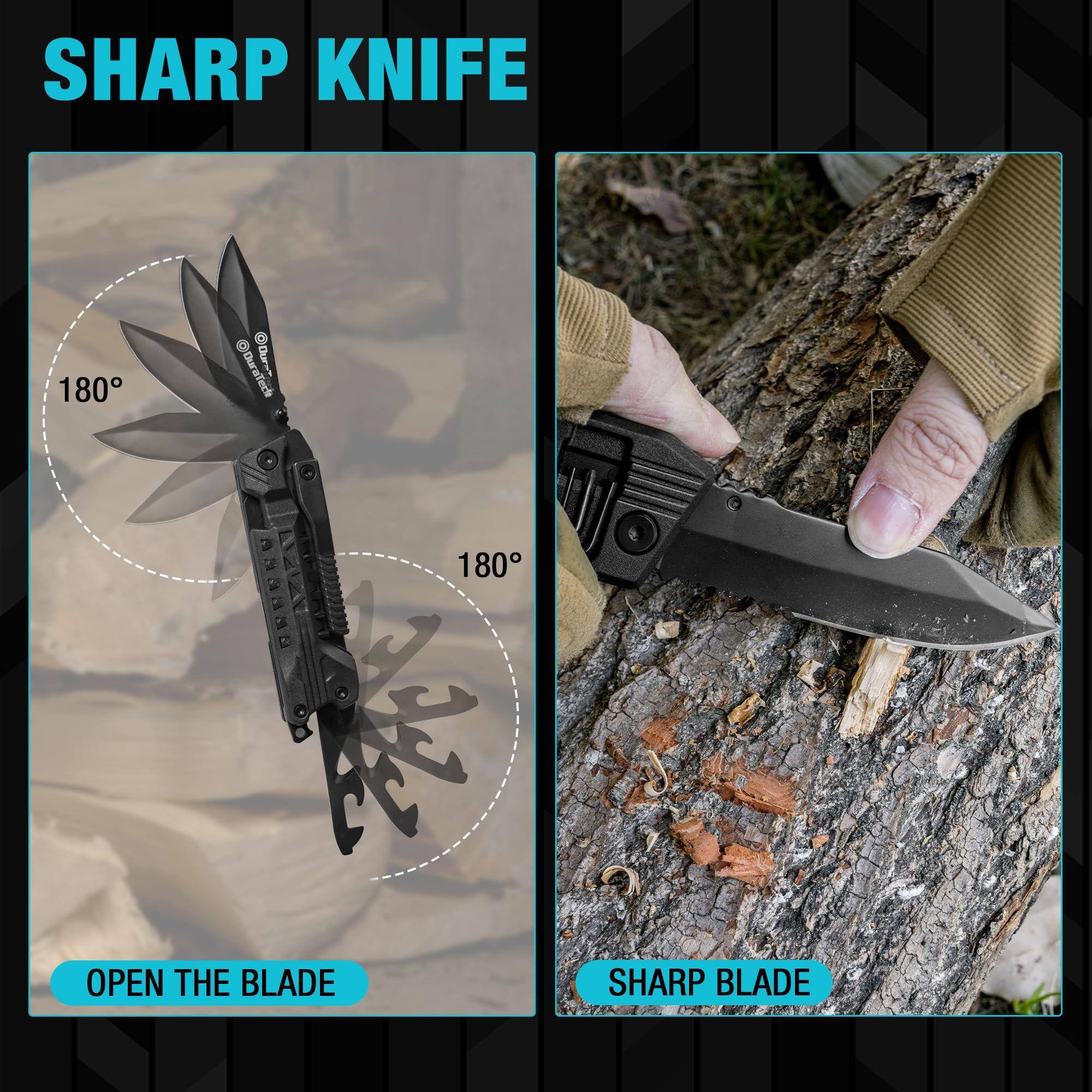 SHARP KNIFE

180°

OPEN THE BLADE

180°

SHARP BLADE