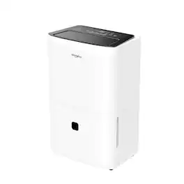 Whirlpool - 50 Pint 3000 Sq. Ft 14.8 quart Energy Star Certified Dehumidifier - White
