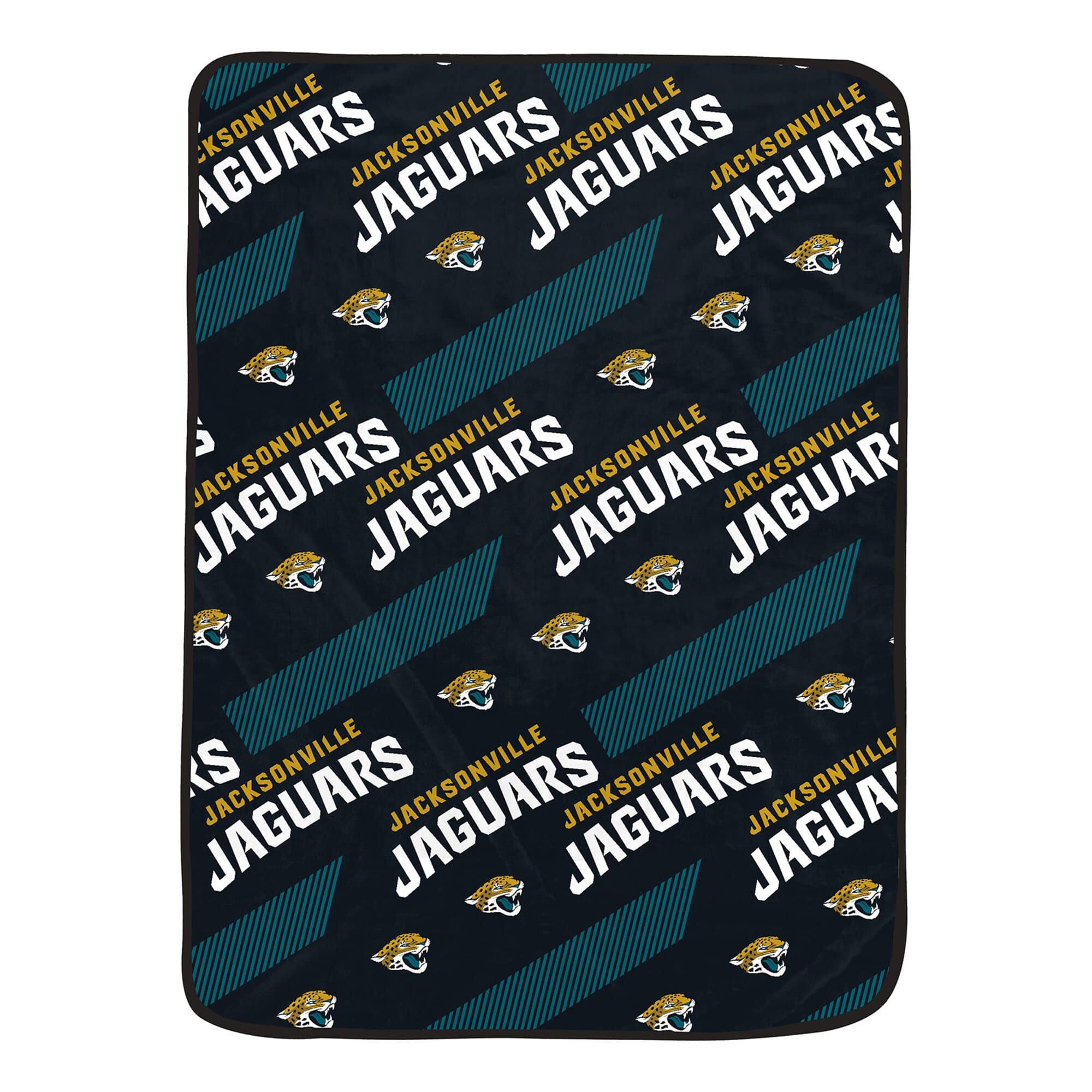 Pegasus - 60" x 72" Slanted Half-Stripe Wordmark Ultra Soft Blanket - Multicolor