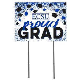 Jardine - ECSU Vikings 18'' x 24'' Grad Yard Sign - White