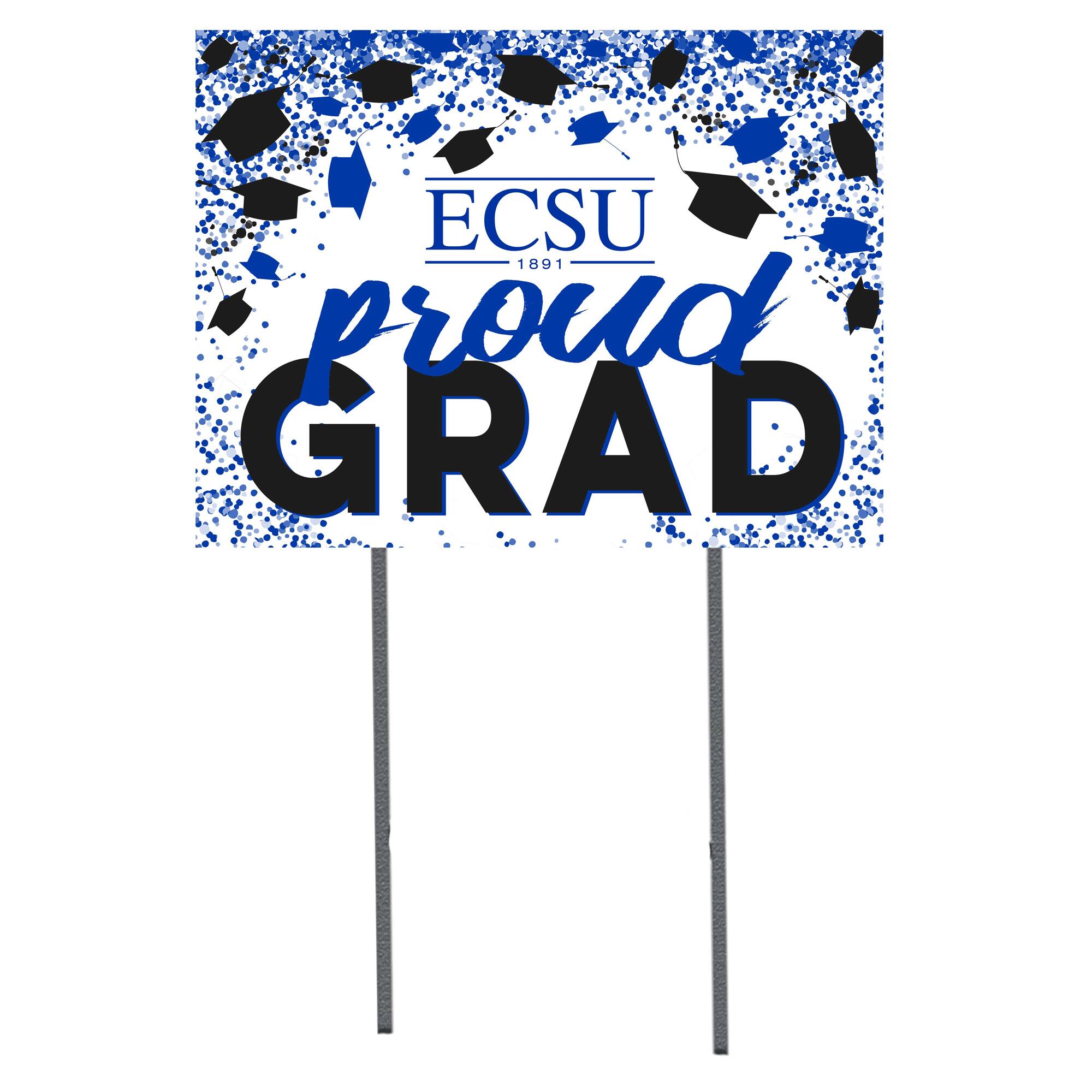 ECSU Vikings 18'' x 24'' Grad Yard Sign