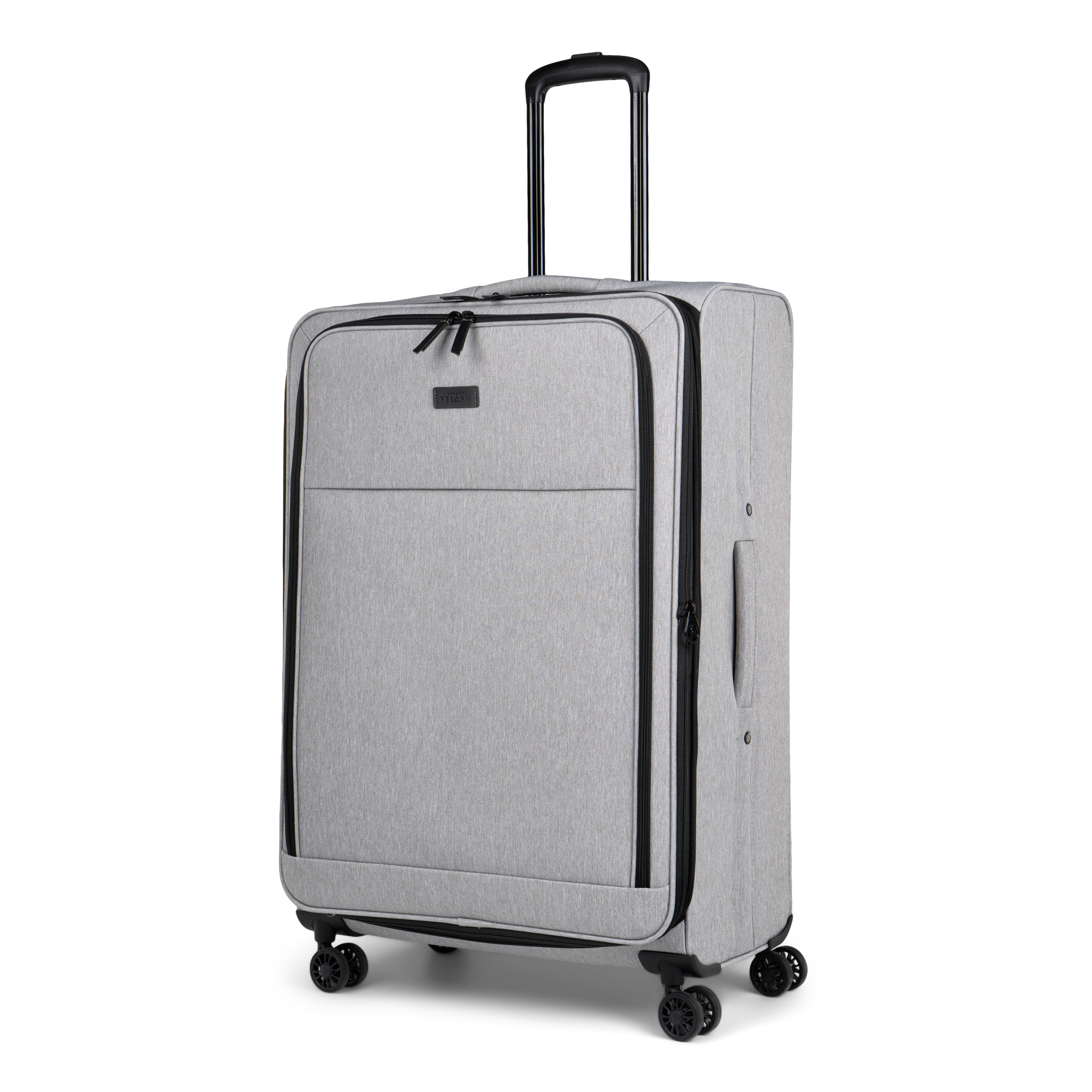 Angle View: Bugatti - 28" Reborn Suitcase - Gray