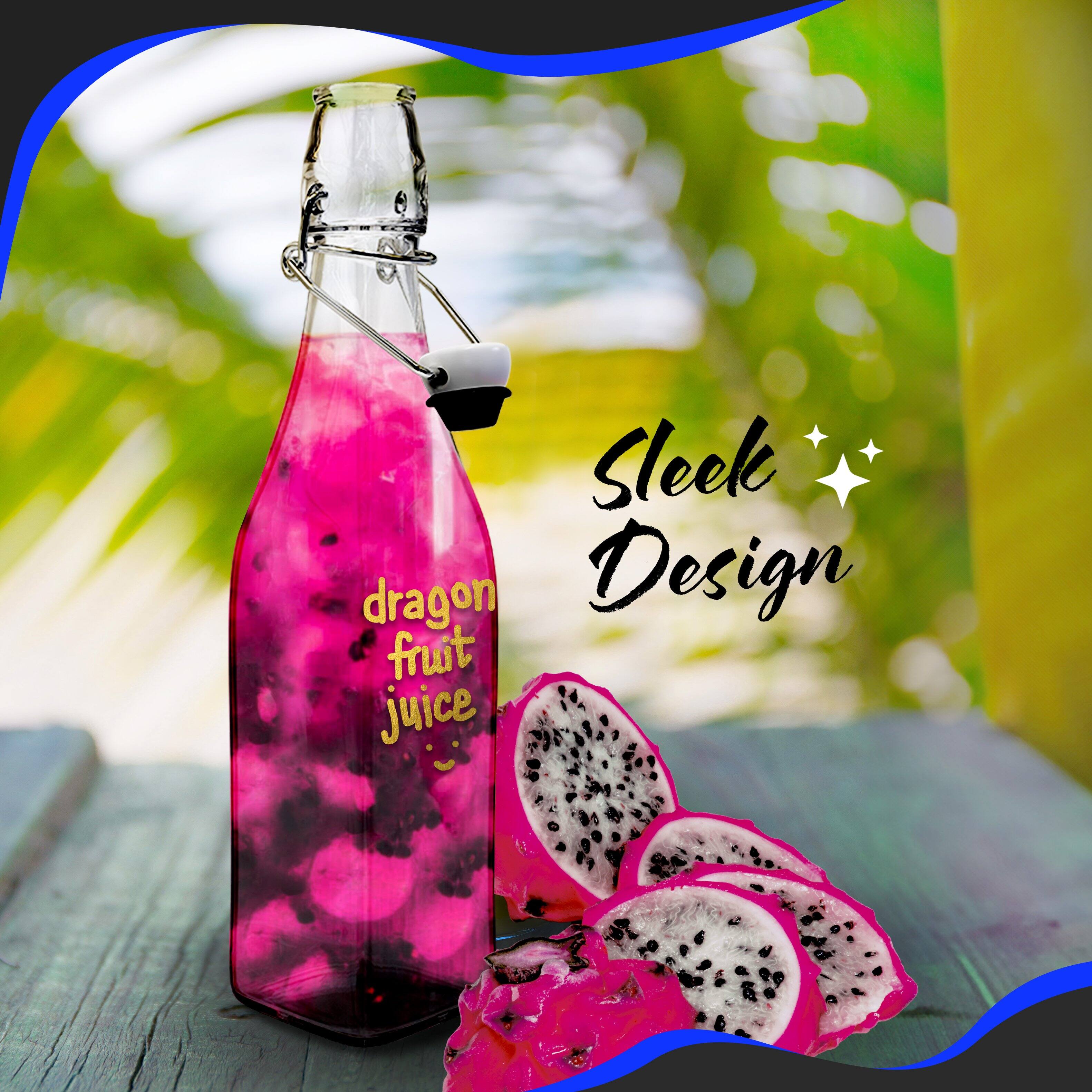 Sleek Design  
dragon fruit juice