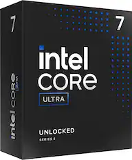 The text on the image is grouped and corrected as follows:
"Intel Core Ultra Unlocked Series 2"