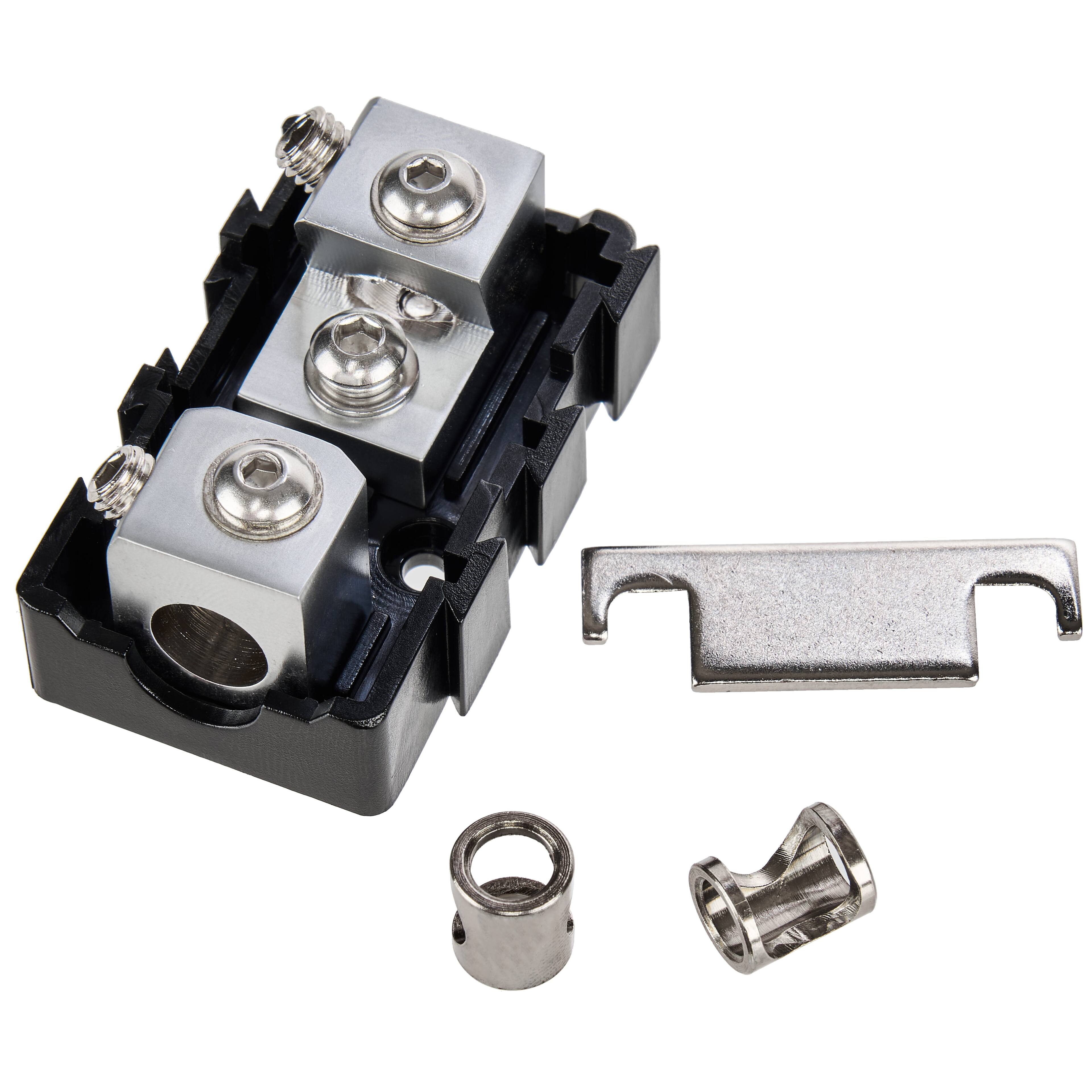 Alt View 1. NVX - XFMMINI 4/8 Gauge Mini-ANL/MANL/AFS Modular Inline Fuse Holder – Car & Marine Audio Circuit Protection.