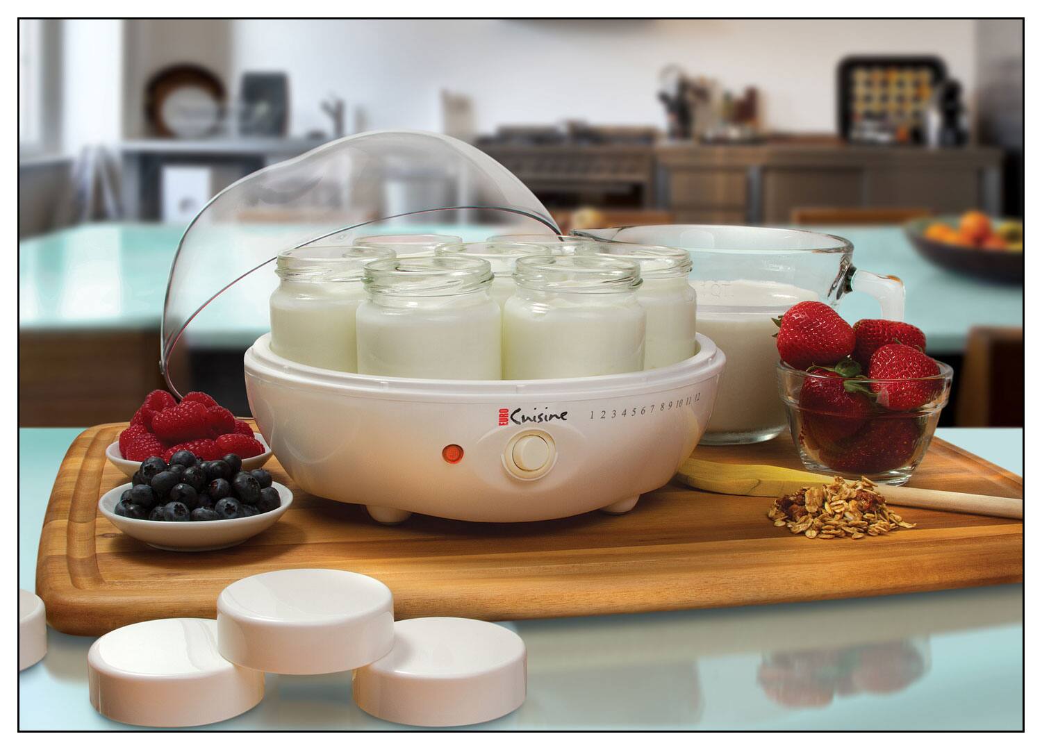Alt View 12. Euro Cuisine - Yogurt Maker - White.