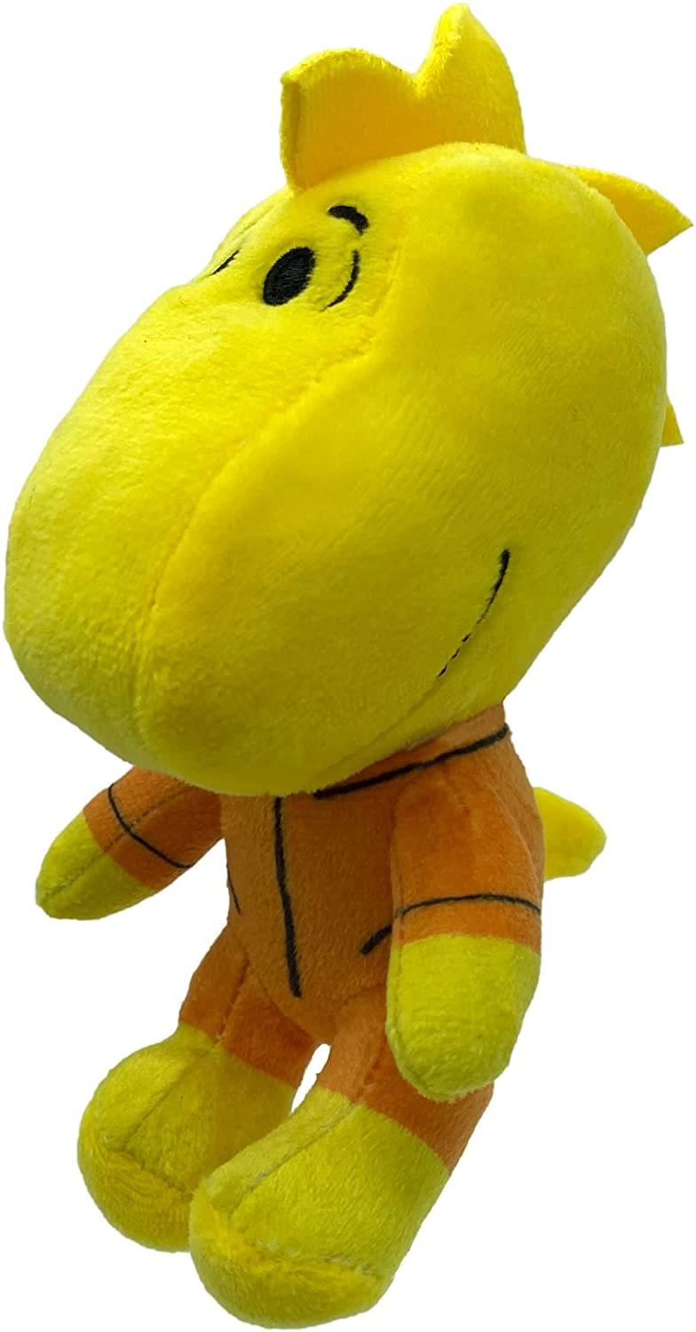 Alt View 10. JINX - Snoopy in Space Woodstock Orange Flight Suit 5.5 Inch Plush - Yellow.