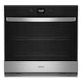 Whirlpool - 4.3 Cu. Ft. Single Wall Oven with Air Fry When Connected .- Fingerprint Resistant - Stainless Steel