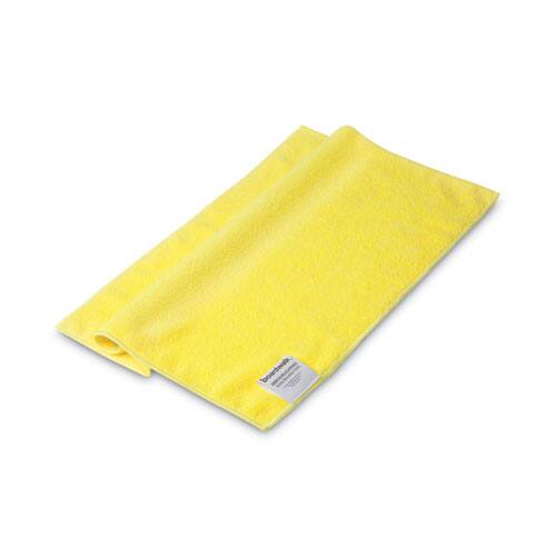 Boardwalk - Microfiber Cleaning Cloths, 16 x 16, Yellow, 24/Pack