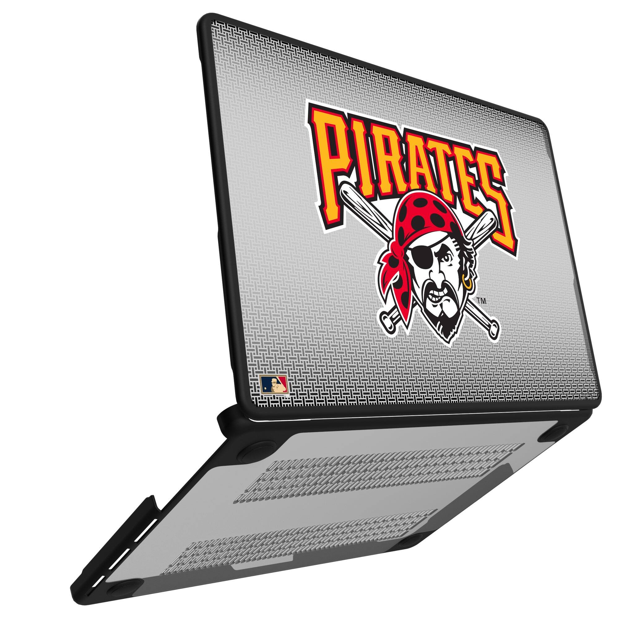 Alt View 1. Keyscaper - Pittsburgh Pirates Linen MacBook Case - Air 15 in - Multicolor.