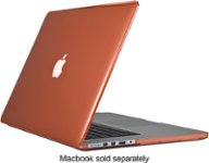Front Zoom. Speck - Case for 15" Apple® MacBook® Pro with Retina Display - Wild Salmon.