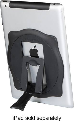 Front. ZeroChroma - Solo Caseless Stand for Select Apple® iPad® Models and Tablets - Black.