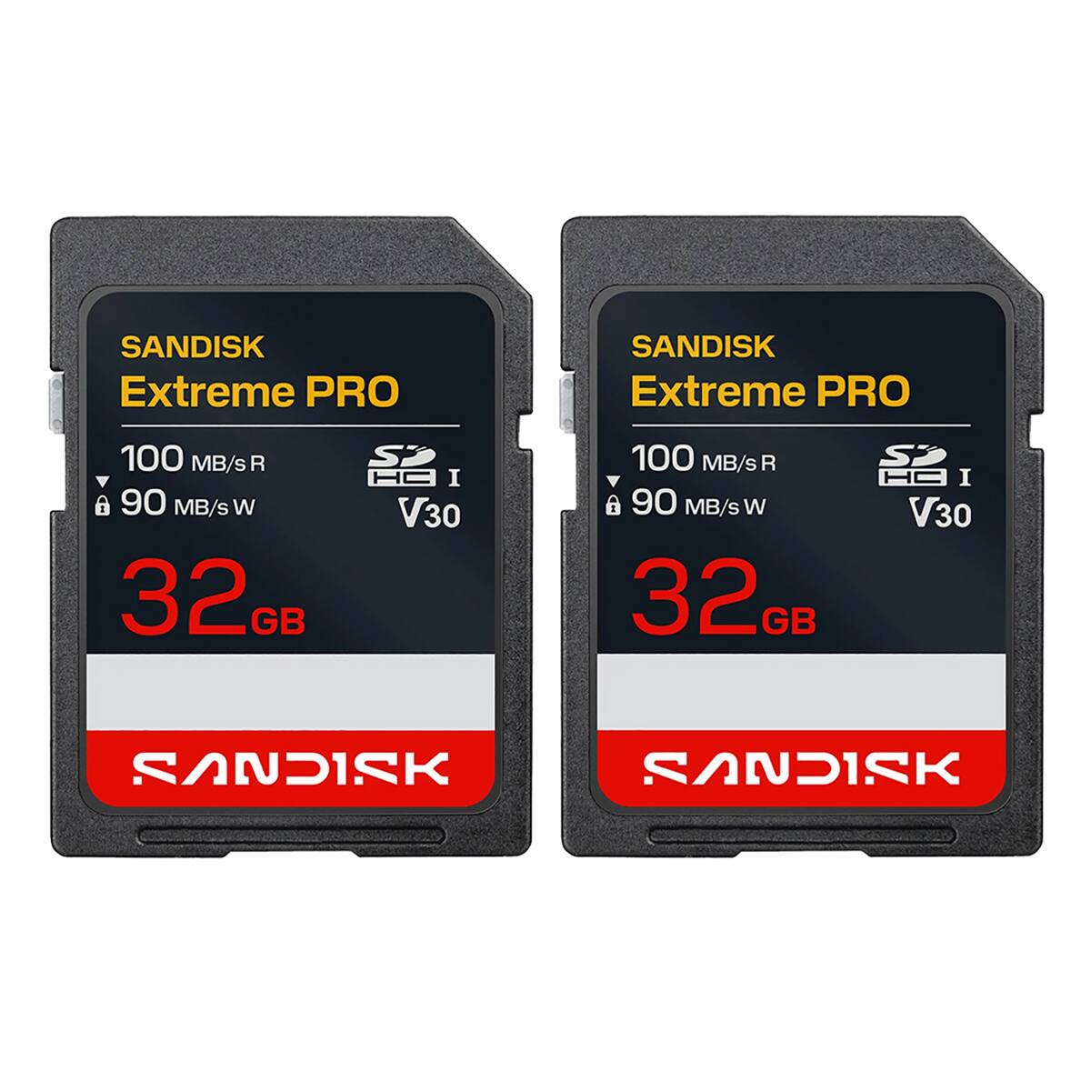 SANDISK Extreme PRO  
100 MB/s R  
90 MB/s W  
V30  
32GB